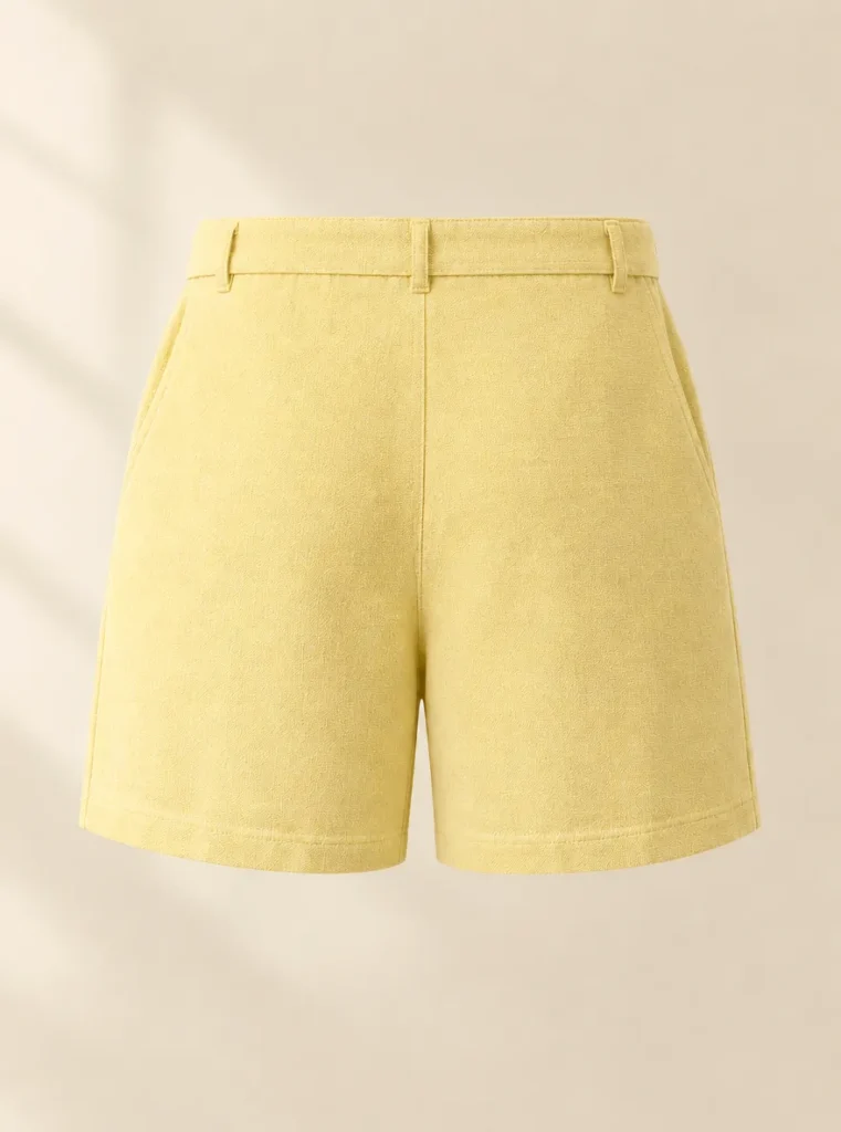 Butter Tie-Waist Short, back view