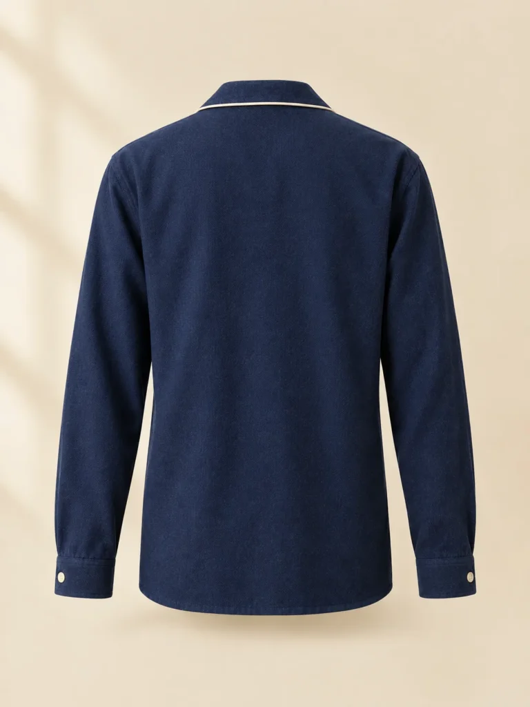Doppio Double-Pocket Overshirt, back view