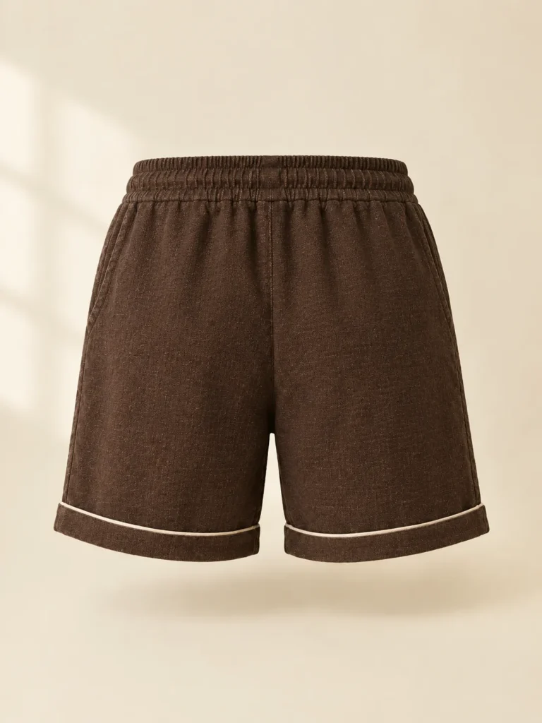 Espresso Cuffed Short, back view
