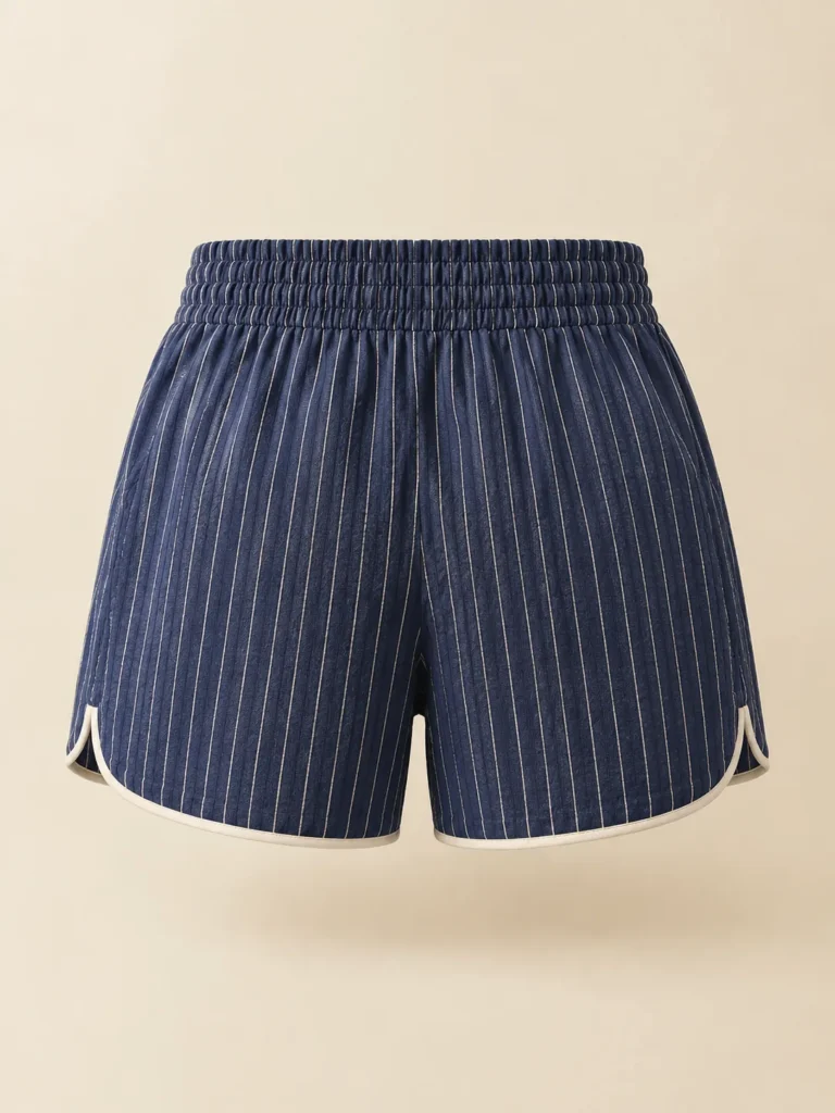 Morning Paper Pinstripe Boxer, back view