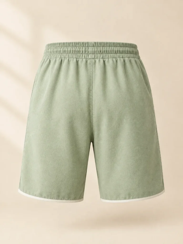 Pistachio Longline Boxer, back view